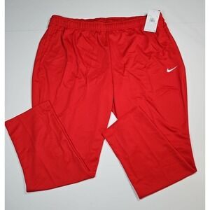 Nike Womens Red Dri-FIT Lightweight Pull On Athletic Training Pants Size 3XL NWT